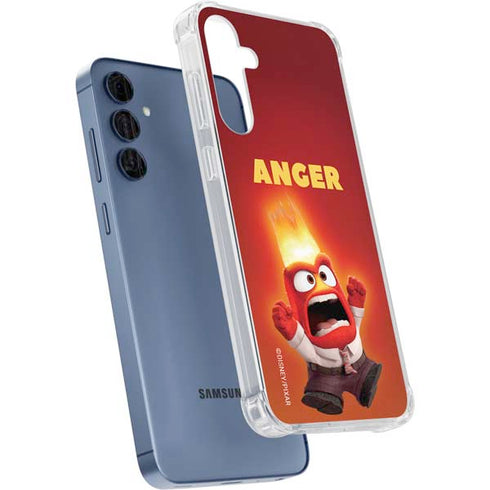Disney Inside Out Anger Portrait Galaxy A35 5G Clear Case